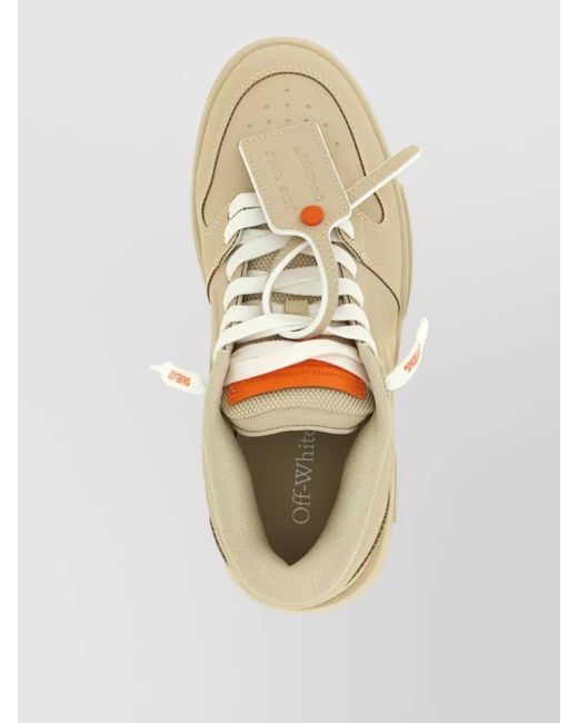 Off-White c/o Virgil Abloh Natural Thermoplastic Polyurethane Lace-Up Sneakers