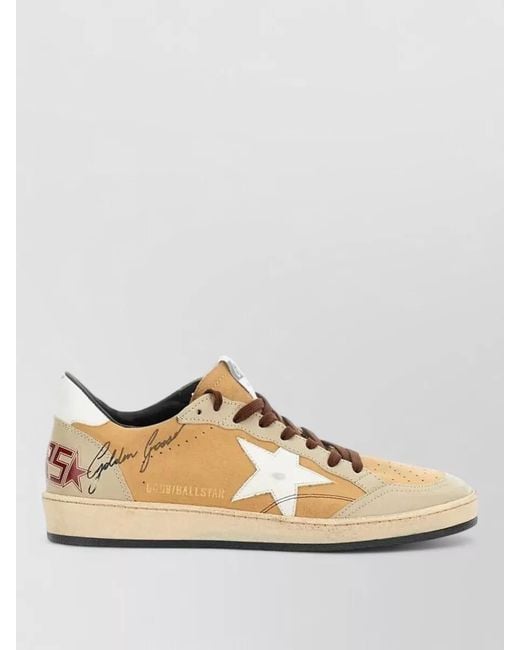 Golden Goose Deluxe Brand Natural Leather Low-Top Sneakers for men