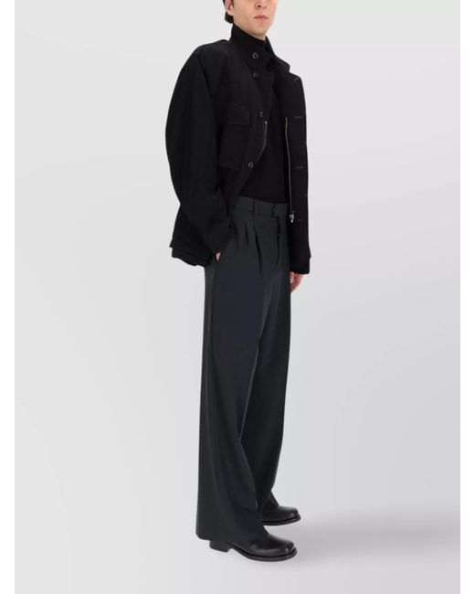Lemaire Black Cotton Field Jacket for men