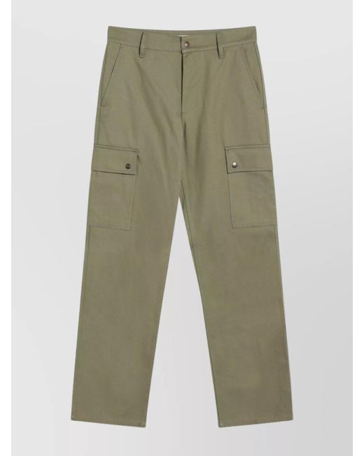 Burberry Green Khaki Cargo Pants for men
