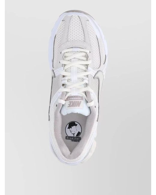 Nike White Mesh Low-Top Sneakers