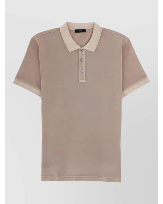 Fay Natural Regular-Fit Polo Shirt for men