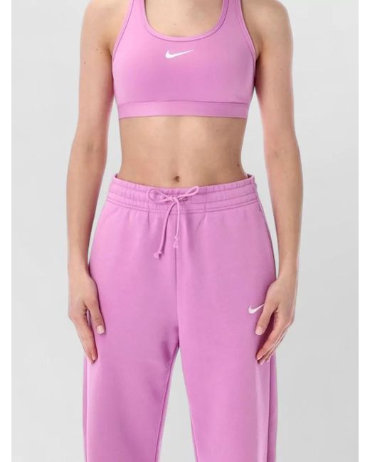 Nike Pink Active Swoosh Racerback Sports Bra Top