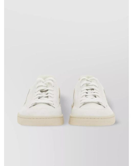 Veja Natural Leather Low-Top Sneakers