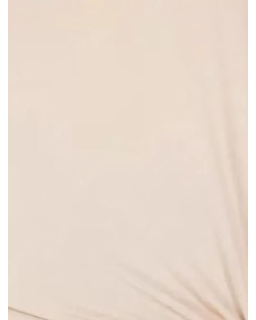 Rabanne Natural Bow Mini Dress