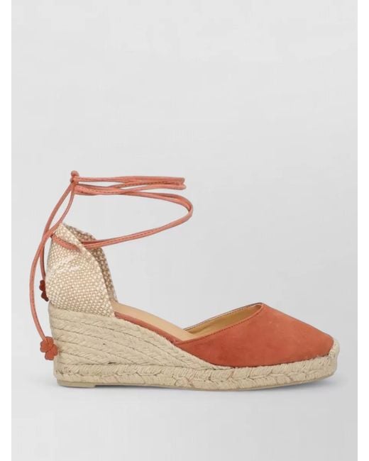 Castaner White Leather Espadrilles
