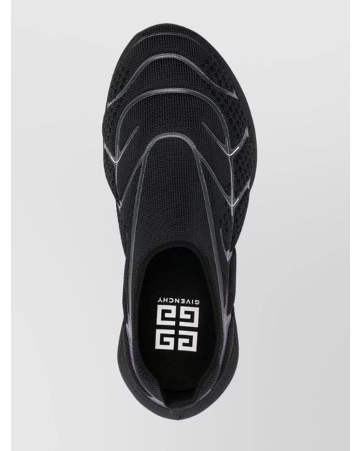 Givenchy Black Mesh Low-Top Slip-On Sneakers