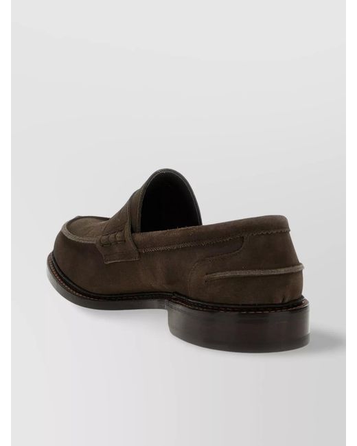 Tricker's Brown Leather Loafers for men