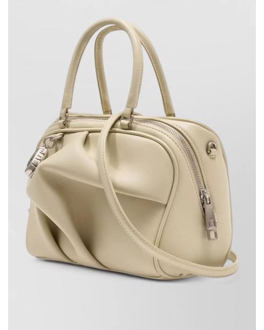 Marc Jacobs Natural Small Bauletto Leather Shoulder Bag