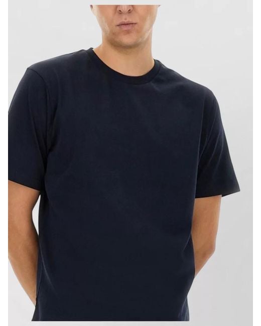 Studio Nicholson Blue Jersey Crew Neck Regular Fit T Shirt for men