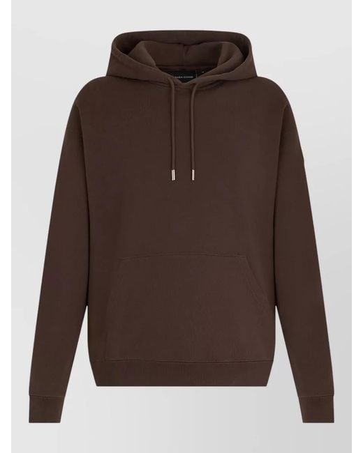 Canada Goose Brown Hooded Cotton Sweatshirt Loose Fit