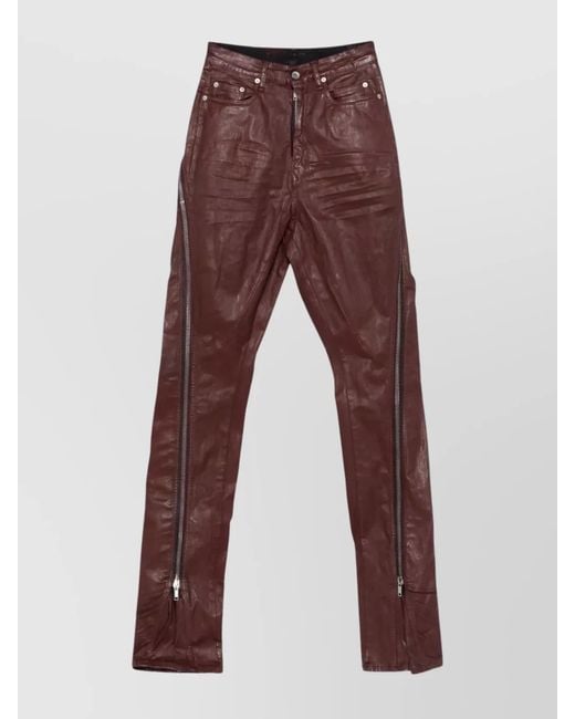 Rick Owens Denim Flared Trousers