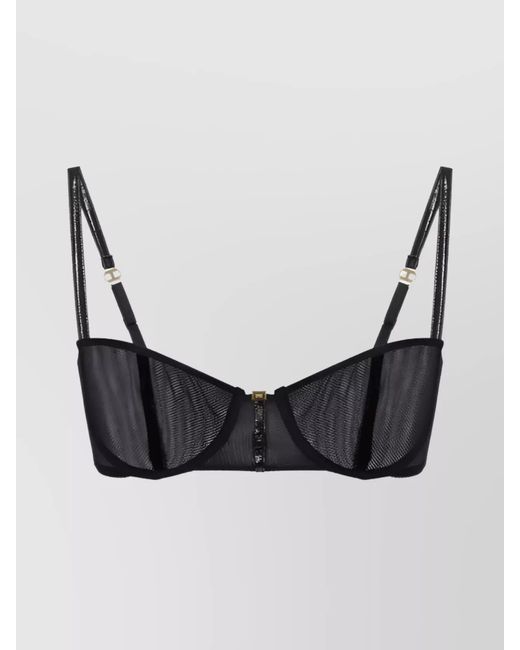 Elisabetta Franchi Black Bra