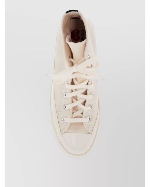 COMME DES GARÇONS PLAY Natural Chuck Taylor 70 Small Heart High Top