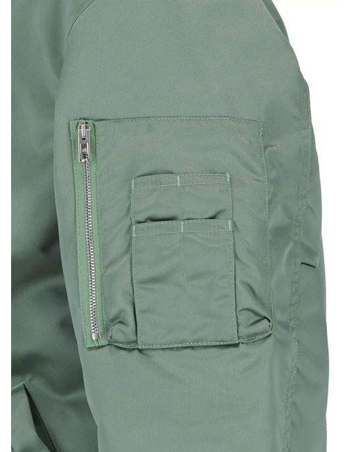 Alexander Wang Green Single Breasted Coat