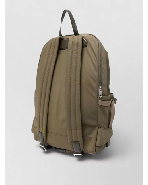 Paul Smith Gray Recycled Nylon Backpack Water Resistant Design for men