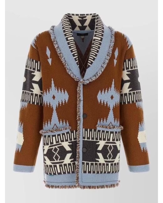 Alanui Multicolor 'Icon' Cardigan for men