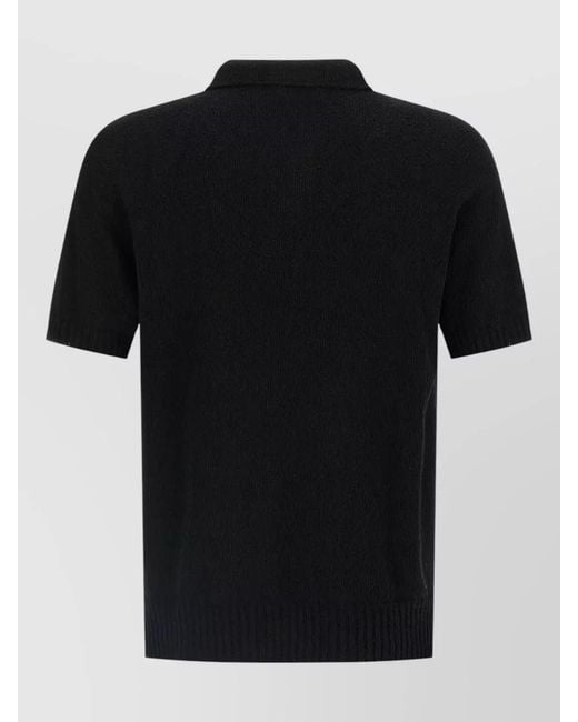 Ma'ry'ya Black Polo Shirt for men
