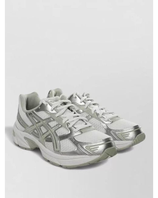 Asics Metallic Gel 1130 Sneakers Round Toe Mesh Upper