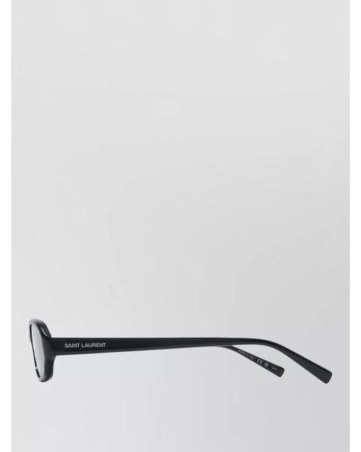 Saint Laurent Gray Sl 872 Erin Acetate Rectangular Sunglasses