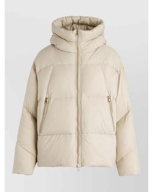 Tatras Natural Gigi Hooded Long Sleeves Padded Coat