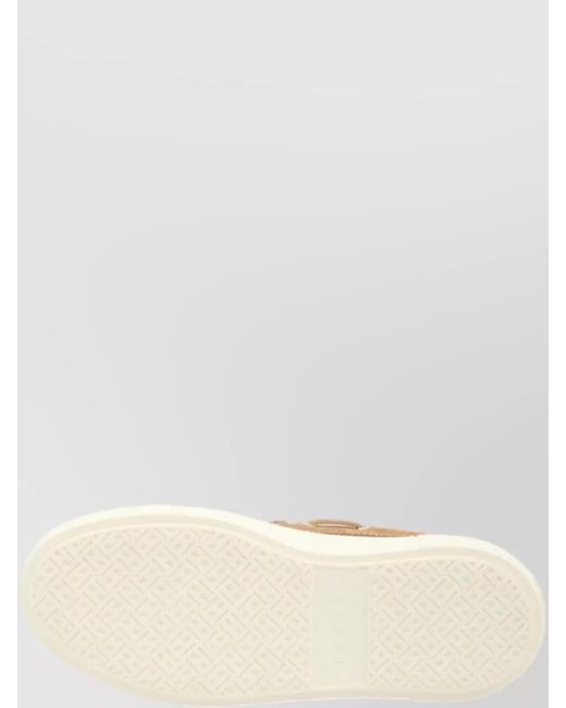 Hogan Natural Crosswind Suede Leather Loafers Boat Style