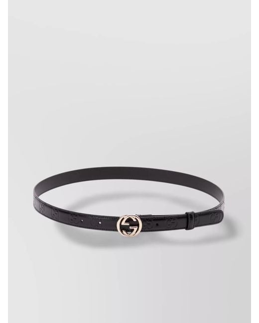 Gucci Metallic Leather Belt