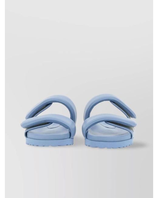 Gia Borghini Blue Leather Sandals