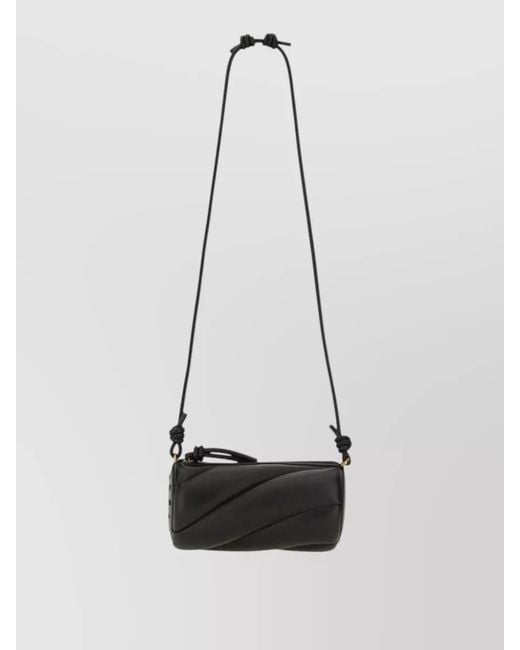 Fiorucci Black Mella Crossbody Bag Adjustable Strap Design