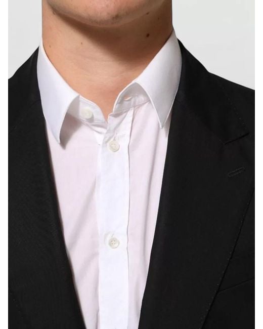 Dolce & Gabbana Black Wool Two Button Suit Jacket for men