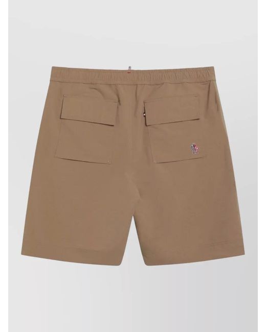 Moncler Natural Technical Cargo Shorts for men