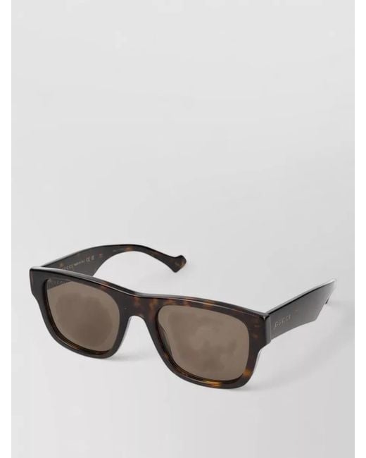 Gucci Gray Sunglasses Gg1427S 003 Square Frame for men