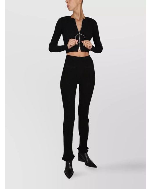 Rabanne Black Flared Leggings