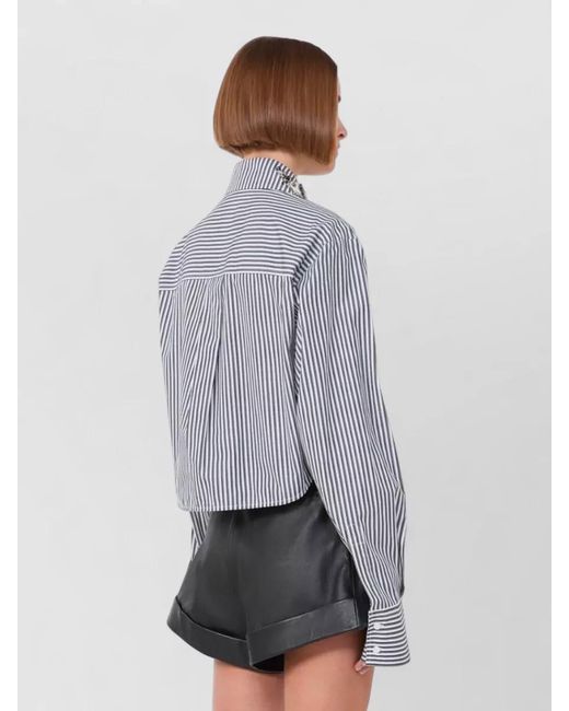 Sportmax Gray Cotton Shirt