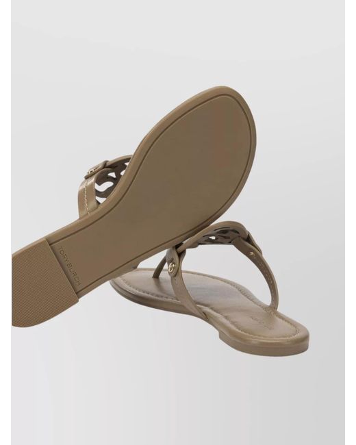 Tory Burch White Leather Sandals