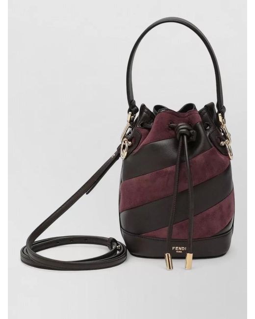 Fendi Multicolor Mon Tresor Mini Leather Bucket Bag