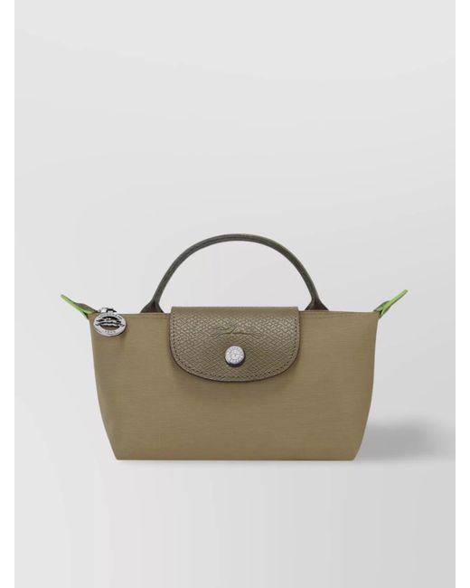 Longchamp Brown Le Pliage Original Clutch Bag
