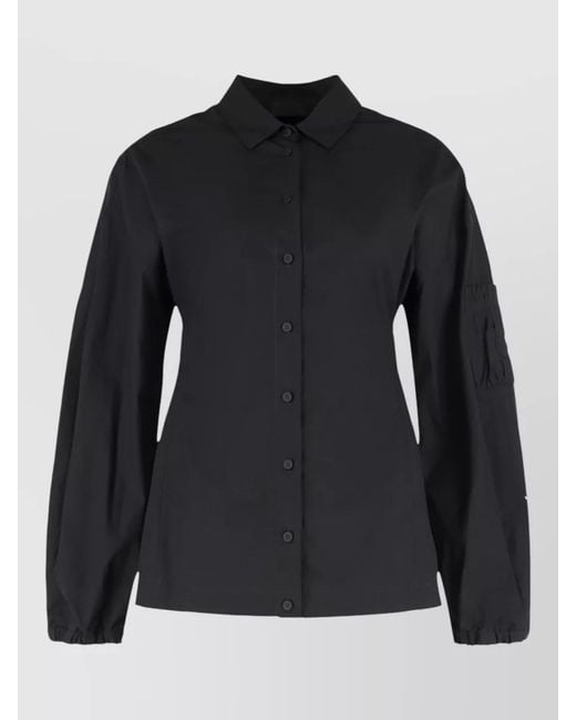 Moncler Black Cotton Shirt