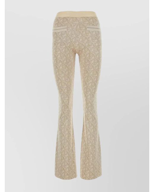 Palm Angels Natural Monogram Pants