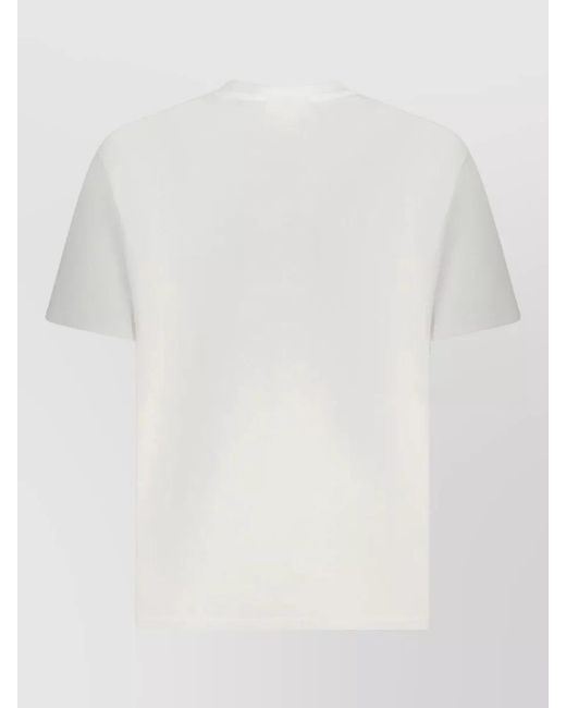 Calvin Klein White Cotton Relaxed-Fit Short-Sleeve T-Shirt for men