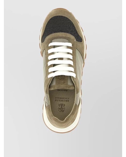 Brunello Cucinelli Multicolor Low-Top Sneakers