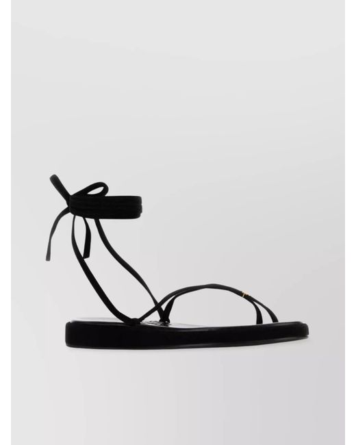 Tory Burch Metallic Suede Sandals