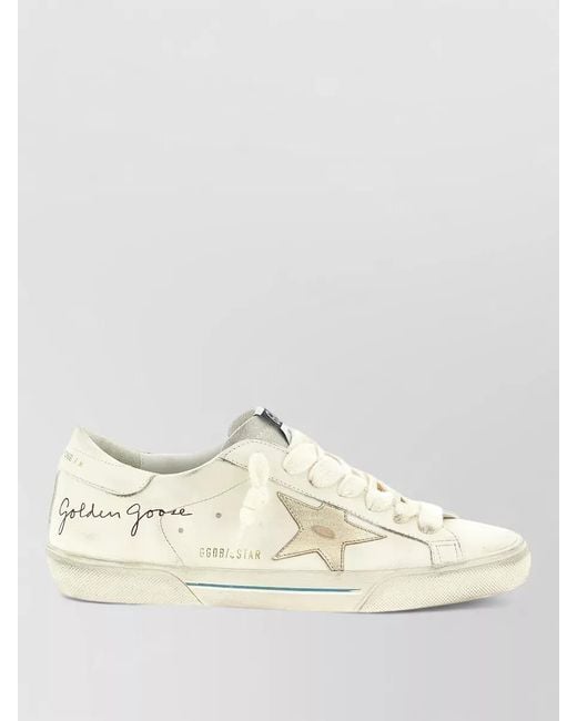 Golden Goose Deluxe Brand Natural Leather Low-Top Sneakers for men