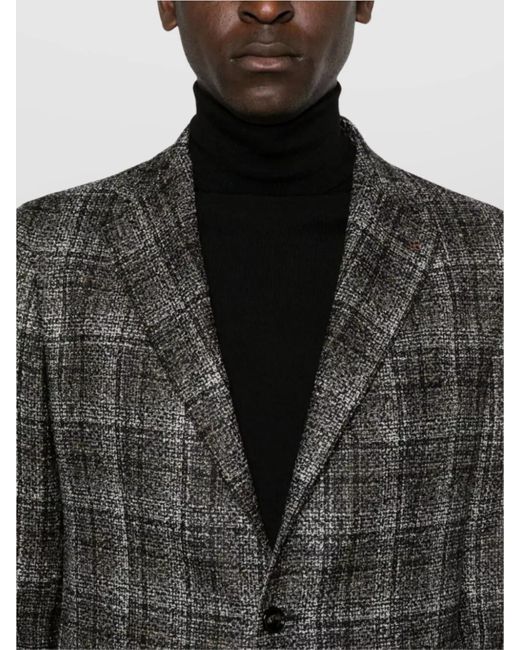 Tagliatore Gray Wool Blend Blazer for men