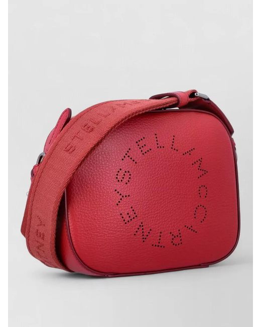 Stella McCartney Red Stella Logo Small Cross-Body Bag