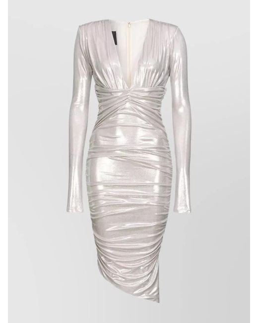 Pinko White Knee-Length Dress