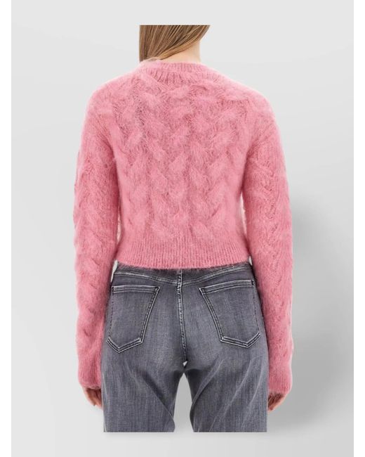 DSquared² Multicolor Cropped Jumper