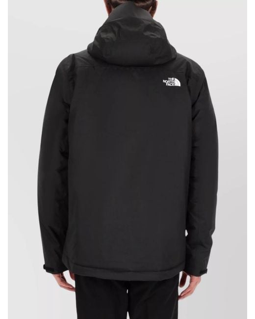 The North Face Black Regular-Fit Hooded Jacket for men
