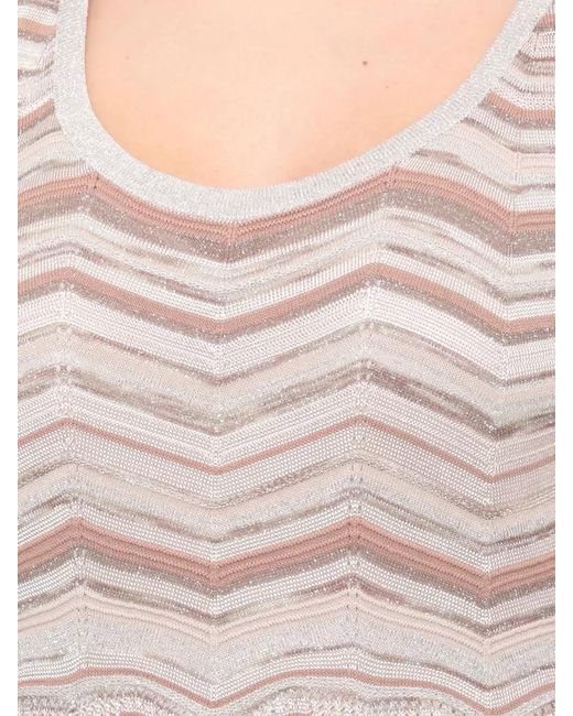 D.exterior Multicolor Knit Dress Above Knee Geometric Pattern