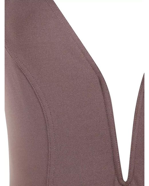 Eres Purple One-Shoulder Swimsuit